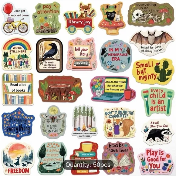 (50) Colorful Motivational Stickers - Picture 4 of 4